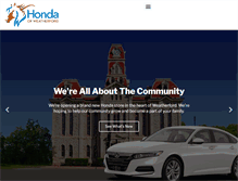 Tablet Screenshot of hondaofweatherford.com